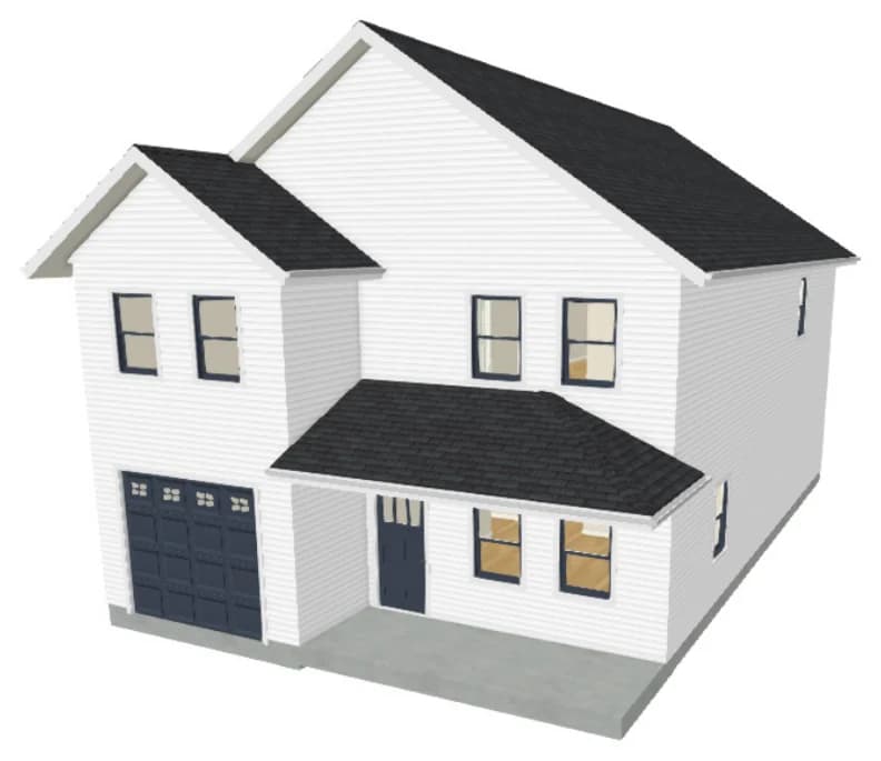The Wildwood, a five bedroom two story rental home with attached garage in Travelers Rest, SC